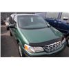 Image 2 : 1999 CHEVROLET VENTURE, 5 DOOR VAN, GREEN, VIN # 1GNDX03E6XD136700