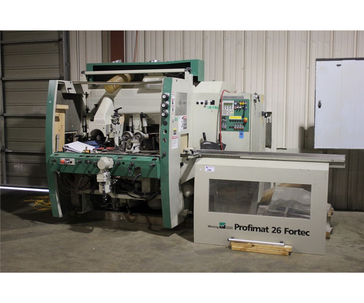 WEINIG GRUPPE PROFIMAT 26 FORTEC MOULDING MACHINE - Able Auctions