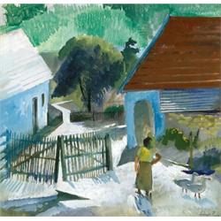 Szonyi István (1894-1960) Zebegényi részlet, 1931.