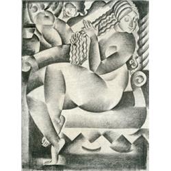 Molnár C. Pál (1894-1981) Fürdozok, 1922.