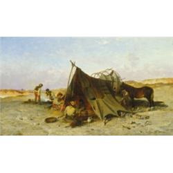 Böhm Pál (1839-1905) Táborozók