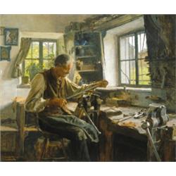 Nádler Róbert (1858-1938) Muhelyben, 1888.