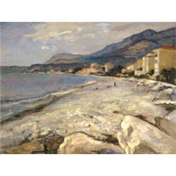 Vass Elemér (1887-1957) Mediterrán tengerpart