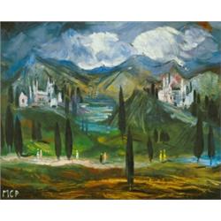 Molnár C. Pál (1894-1981) Itáliai táj 