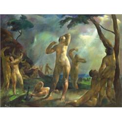 Patkó Károly (1895-1941) Niobé (Niobidák), 1923.