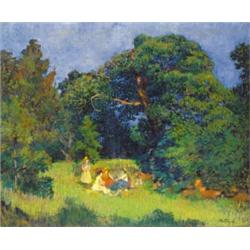 Bitay Árpád (1900-1935) Piknikezok 