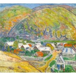 Iványi Grünwald Béla (1867-1940) Nagybányai táj, 1908.