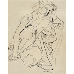Bán Béla (1909-1972) Ülo no, 1945.