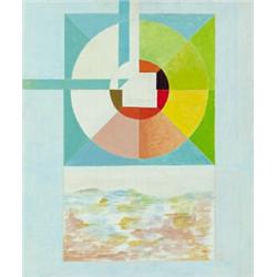 Vajda Júlia (1913-1982) Kör és táj, 1977.