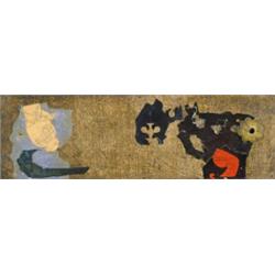 Bálint Endre (1914-1986) Kollázs figurális kontúrokkal, 1973.