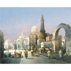 Siegen, August(1850-?) Bazári nyüzsgés