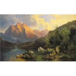 Telepy Károly (1828-1906) Hegyvidéki tó