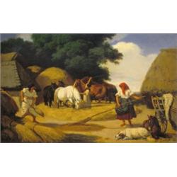 Lotz Károly (1833-1904) Nyár a tanyán