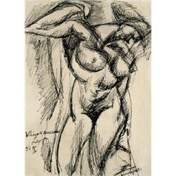Tihanyi Lajos (1885-1938) Noi akt, 1912.
