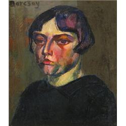 Barcsay Jeno (1900-1988) Noi fej