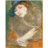 Image 1 : Rippl-Rónai József (1861-1927) Kalapos no szormegalléros kabátban