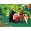 Image 1 : Dienes János (1884-1962) Uzsonna a kertben