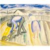 Image 1 : Bene Géza (1900-1960) Aratók, 1928.