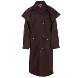 *NEW* Full Length Men Australian Oilskin Duster Coat S- 6XL [C0020]