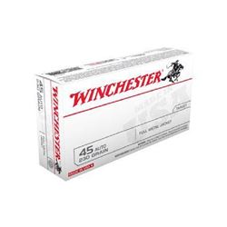 (AMMO) WIN USA 45ACP 230GR FMJ (250 ROUNDS) 020892201910