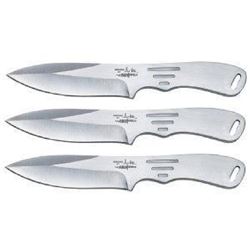!NEW! Gil Hibben Pro Throwing Large Triple Set, Leather Sheath 760729201101