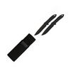 Image 1 : !NEW! Throwing Knives, 2, All Black, Nylon Sheath UPC Code: 766359755427
