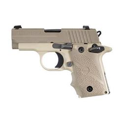 !NEW! SIG P238 380ACP 6RD DSRT TAN FNS RBR UPC Code: 798681438020