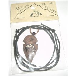INDIAN MOUNTAIN ARROWHEAD NECKLACE