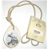 Image 1 : NATIVE AMERICAN INDIAN PAINTED *ELK* ON ELK HORN NECKLACE *HANDMADE-BRAND NEW IN PACKAGE* BY INDIAN