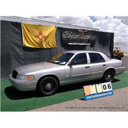 2010 FORD CROWN VICTORIA ~ 156,031 MILES VIN: 2FABP7BV4AX112881, SILVER SEDAN RWD, V8, 4.6L, WINDSHI