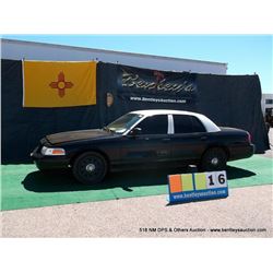 2010 FORD CROWN VICTORIA ~ 125,772 MILES VIN: 2FABP7BV4AX129471, BLACK & WHITE SEDAN, RWD, V8, 4.6L,
