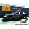 Image 1 : 2009 FORD CROWN VICTORIA ~ 131,645 MILES VIN: 2FAHP71V69X140317, BLACK & WHITE SEDAN, RWD, V8, 4.6L,