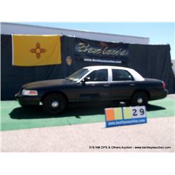 2010 FORD CROWN VICTORIA ~ 131,742 MILES VIN: 2FABP7BVXAX136652, BLACK & WHITE SEDAN, V8, 4.6L, RWD,