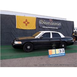 2011 FORD CROWN VICTORIA ~ 118,175 MILES VIN: 2FABP7BV4BX119749, BLACK & WHITE, SEDAN, RWD, V8, 4.6L