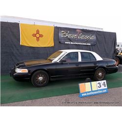 2010 FORD CROWN VICTORIA ~ 133,912 MILES VIN: 2FABP7BV1AX129461, BLACK & WHITE, SEDAN, RWD, V8, 4.6L