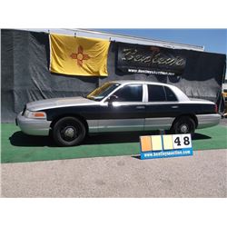 2007 FORD CROWN VICTORIA ~ 120,507 MILES VIN: 2FAFP71WX7X127003, BLACK & SILVER, SEDAN, RWD, V8, 4.6