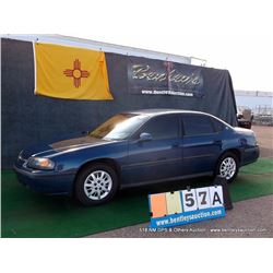 ----->PULLED BY NM DPS<----- 2003 CHEVROLET IMPALA ~ 79,008 MILES, VIN: 2G1WF52E439320486, NMDPS (pr