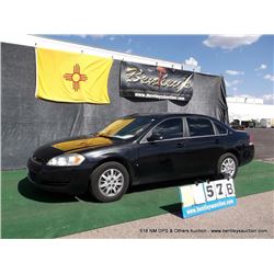 2008 CHEVROLET IMPALA ~ 140,589 MILES VIN: 2G1WS553981361739, BLACK, SEDAN, FWD, V6, 3.9L, A/C COLD,