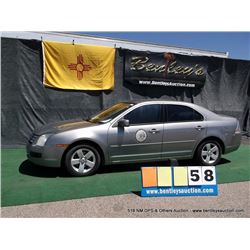 2008 FORD FUSION ~ 134,258 MILES VIN: 3FAHP07148R172661, SAND, SEDAN, FWD, V6, 3.0L, AC COLD, FUEL 3