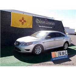 2011 FORD TAURUS ~ 130,895 MILES VIN: 1FAHP2DW7BG180828, SILVER, SEDAN, FWD, V6, 3.5L, A/C COLD, FUE