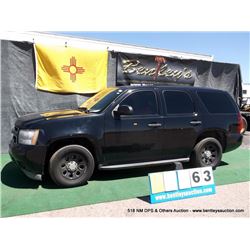 2010 CHEVROLET TAHOE ~ 132,119 MILES VIN: 1GNMCAE07AR227763, BLACK, SUV, 4x2, V8, 5.3L, AC COLD, FUE