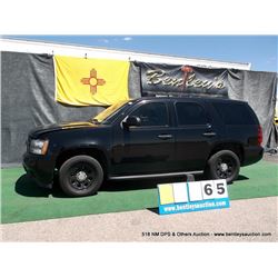 2010 CHEVROLET TAHOE ~ 163,190 MILES VIN: 1GNMCAE00AR225062, BLACK, SUV, 4x2, V8, 5.3L, AC COLD, FUE