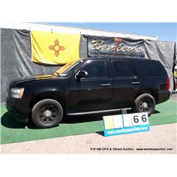 2009 CHEVROLET TAHOE ~ 163,044 MILES VIN: 1GNEC03009R263128, BLACK, SUV, 4x2, V8, 5.3L, AC COOL, FUE