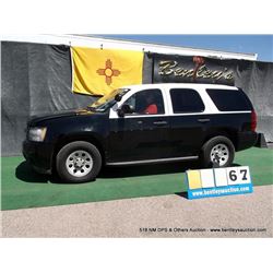 2009 CHEVROLET TAHOE ~ 145,349 MILES VIN: 1GNFK03019R178435, BLACK & WHITE, SUV, 4x4, V8, 5.3L, AC C
