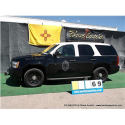 2011 CHEVROLET TAHOE ~ 146,016 MILES VIN: 1GNLC2E08BR235468, BLACK & WHITE, SUV, 4x2, V8, 5.3L, AC C
