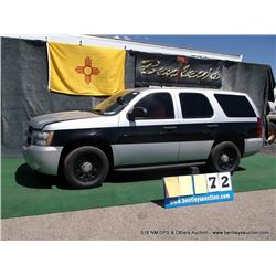 2011 CHEVROLET TAHOE ~ 132,100 MILES VIN: 1GNLC2E08BR94338, GRAY & BLACK, SUV, 4x2, V8, 5.3L, AC WAR