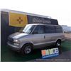 Image 1 : 2001 CHEVROLET ASTRO MINIVAN ~ 099,516 MILES VIN: 1GNDM19W11B137755, SILVER, MINIVAN, RWD, V6, 4.3L,