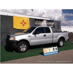 2006 FORD F-150 PICKUP ~ 151,120 MILES VIN: 1FTPX14V26KD82258, SILVER, PICKUP, 4WD, V8, 5.4L, A/C CO