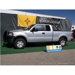 2007 FORD F-150 PICKUP ~ 110,891 MILES VIN: 1FTPX14V37FB29010, SILVER, PICKUP, 4WD, V8, 5.4L, AC COL