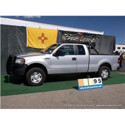 2007 FORD F-150 PICKUP ~ 141,743 MILES VIN: 1FTPX14V57FB29008, SILVER, PICKUP, 4WD, V8, 5.4L, AC COL